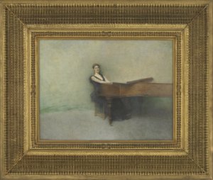 Il Pianoforte, 1891 da Thomas Wilmer Dewing